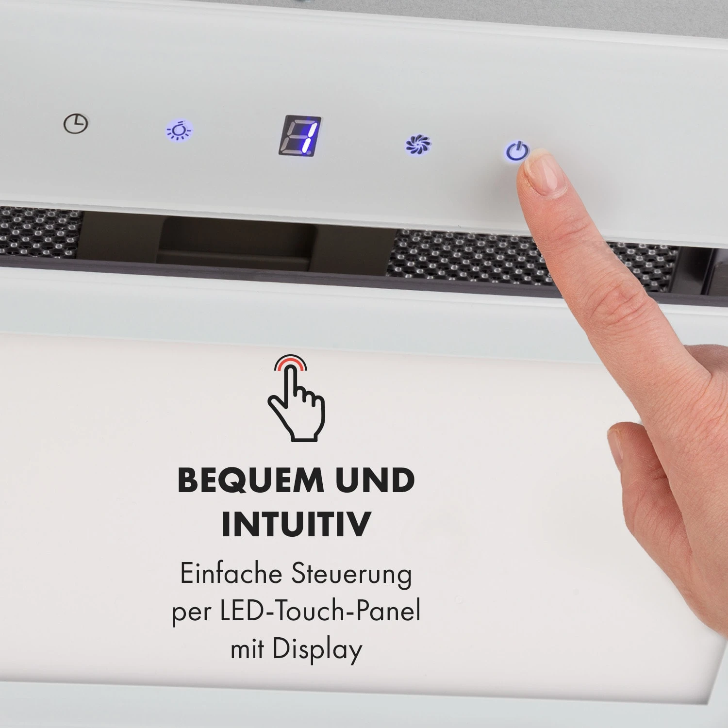 Hektor Brilliant Edition Lüfterbaustein 52 Cm 506 M³/h Touch Glas 4 Hektor Brilliant Edition Lüfterbaustein 52 Cm 506 M³/h Touch Glas – Bild 4