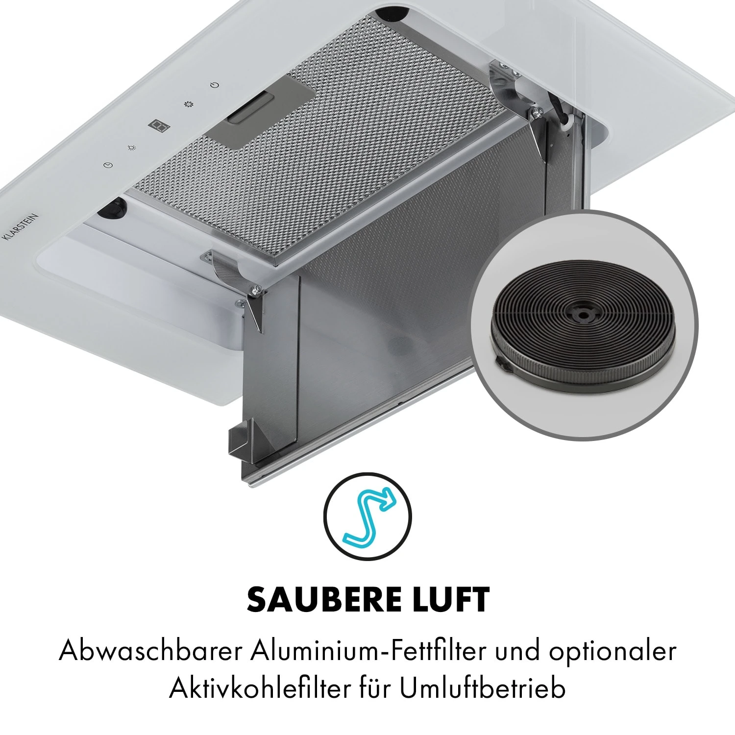 Hektor Brilliant Edition Lüfterbaustein 52 Cm 506 M³/h Touch Glas 6 Hektor Brilliant Edition Lüfterbaustein 52 Cm 506 M³/h Touch Glas – Bild 6