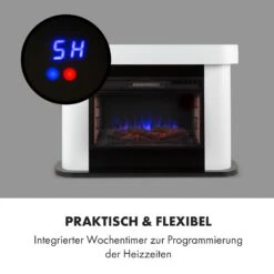 Aargau Smart Elektrischer Kamin 1000/2000W LED 18-27 °C Wochentimer -Haushaltsgeräte 10035204 de 0010 logo