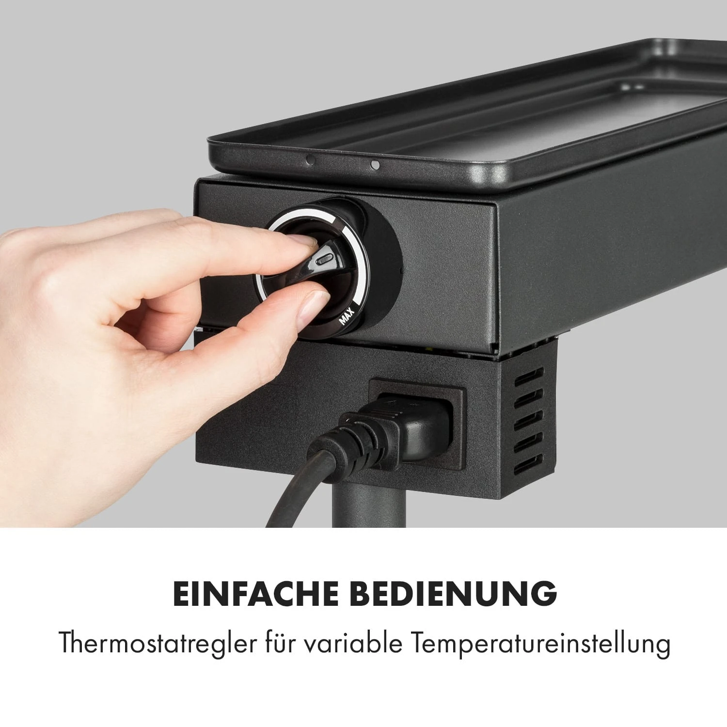 Appenzell XL Raclette Mit Grill 600 W Thermostat 2 Käseträger 3 Appenzell XL Raclette Mit Grill 600 W Thermostat 2 Käseträger – Bild 3