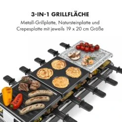 Fonduelette XL 3-in-1 Raclettegrill Fondue Naturstein 1650W 12 Pers 11 Fonduelette XL 3-in-1 Raclettegrill Fondue Naturstein 1650W 12 Pers -Haushaltsgeräte 10035220 de 0003 logo