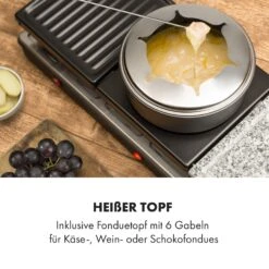 Fonduelette XL 3-in-1 Raclettegrill Fondue Naturstein 1650W 12 Pers 12 Fonduelette XL 3-in-1 Raclettegrill Fondue Naturstein 1650W 12 Pers -Haushaltsgeräte 10035220 de 0004 logo