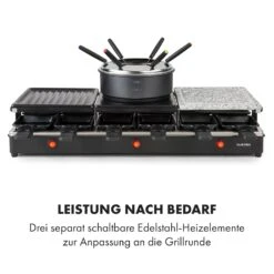 Fonduelette XL 3-in-1 Raclettegrill Fondue Naturstein 1650W 12 Pers 14 Fonduelette XL 3-in-1 Raclettegrill Fondue Naturstein 1650W 12 Pers -Haushaltsgeräte 10035220 de 0006 logo