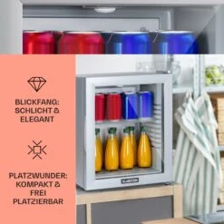 Brooklyn 24 Mini-Kühlschrank Glastür LED Ablage 9 Brooklyn 24 Mini-Kühlschrank Glastür LED Ablage -Haushaltsgeräte 10035224 DE 0003 usp