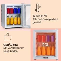 Brooklyn 24 Mini-Kühlschrank Glastür LED Ablage 10 Brooklyn 24 Mini-Kühlschrank Glastür LED Ablage -Haushaltsgeräte 10035224 de 0004 usp