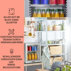 Brooklyn 32 Mini-Kühlschrank Glastür LED Ablage 9 Brooklyn 32 Mini-Kühlschrank Glastür LED Ablage -Haushaltsgeräte 10035226 DE 0003 usp