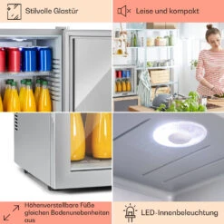 Brooklyn 32 Mini-Kühlschrank Glastür LED Ablage 11 Brooklyn 32 Mini-Kühlschrank Glastür LED Ablage -Haushaltsgeräte 10035226 DE 0005 usp