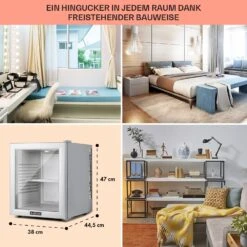 Brooklyn 32 Mini-Kühlschrank Glastür LED Ablage 12 Brooklyn 32 Mini-Kühlschrank Glastür LED Ablage -Haushaltsgeräte 10035226 DE 0006 usp