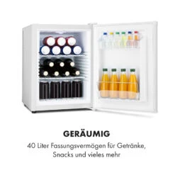 Klarstein Happy Hour Minibar 40L 5-15°C 23 DB LED-Licht -Haushaltsgeräte 10035245 de 0004 logo