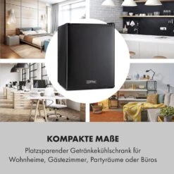 Klarstein Happy Hour Minibar 40L 5-15°C 23 DB LED-Licht -Haushaltsgeräte 10035247 de 0003 logo
