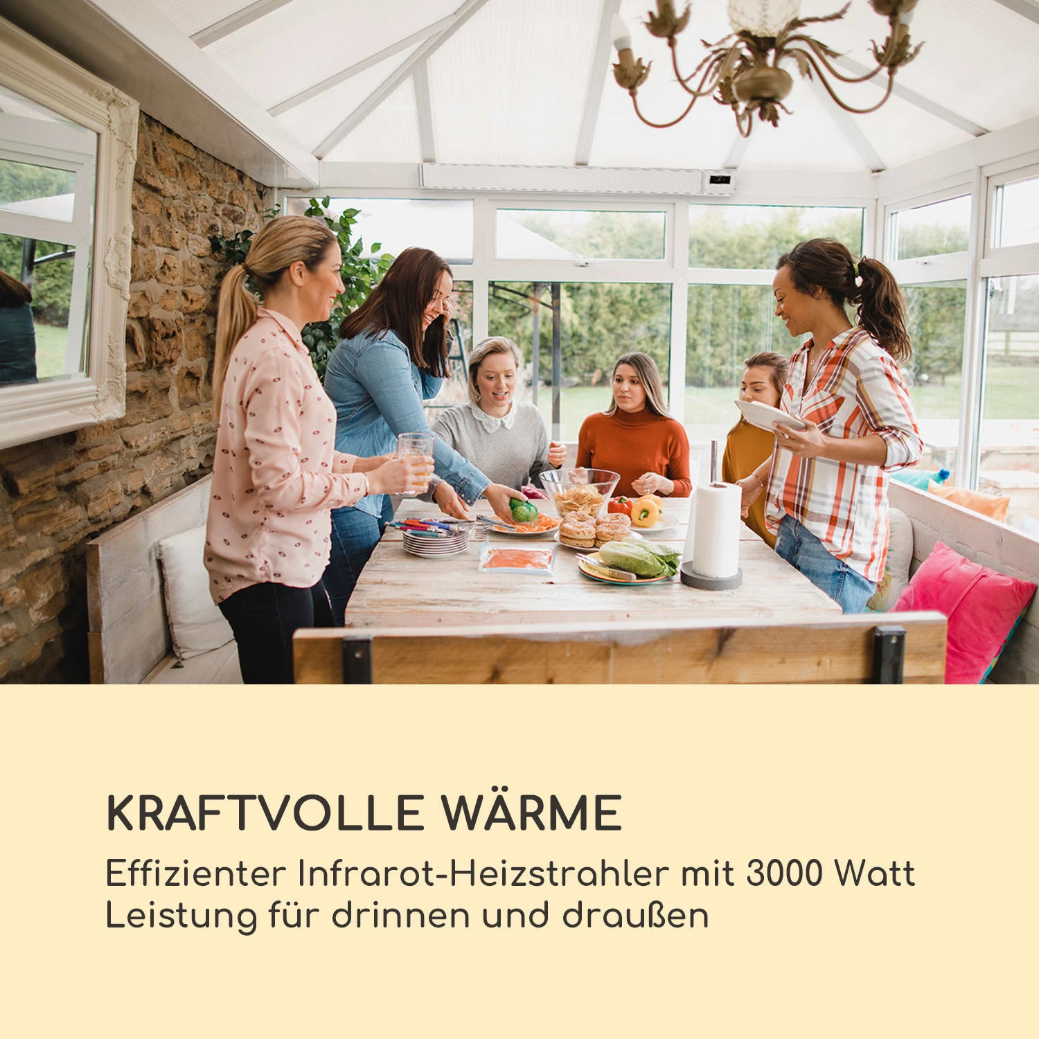 Cosmic Beam Smart 30 Infrarot-Heizstrahler 3000W App-Steuerung Fernbedienung 3 Cosmic Beam Smart 30 Infrarot-Heizstrahler 3000W App-Steuerung Fernbedienung – Bild 3