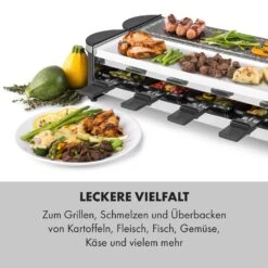 Tenderloin 50/50 Raclette-Grill 1200W 8 Personen Natursteinplatte Metallgrillplatte -Haushaltsgeräte 10035260 de 0004 logo