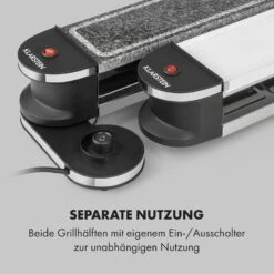 Tenderloin 50/50 Raclette-Grill 1200W 8 Personen Natursteinplatte Metallgrillplatte -Haushaltsgeräte 10035260 de 0005 logo