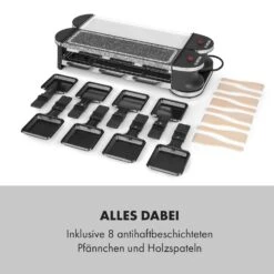 Tenderloin 50/50 Raclette-Grill 1200W 8 Personen Natursteinplatte Metallgrillplatte -Haushaltsgeräte 10035260 de 0007 logo
