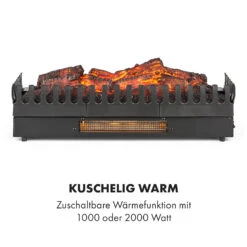 Kamini FXL Elektrischer Kamin Kamineinsatz 1000/2000W 2W LED Schwarz 10 Kamini FXL Elektrischer Kamin Kamineinsatz 1000/2000W 2W LED Schwarz -Haushaltsgeräte 10035275 de 0003 logo
