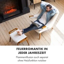 Kamini FXL Elektrischer Kamin Kamineinsatz 1000/2000W 2W LED Schwarz 12 Kamini FXL Elektrischer Kamin Kamineinsatz 1000/2000W 2W LED Schwarz -Haushaltsgeräte 10035275 de 0005 logo