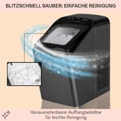 Partytime Eiswürfelmaschine Klareis 15kg/24h Edelstahl -Haushaltsgeräte 10035295 de 0005 usp