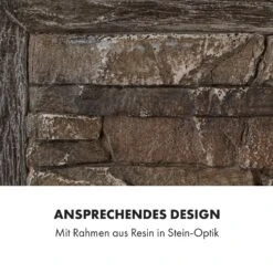 Alpbach Elektrischer Kamin 1800W 2 Heizstufen 65 Cm Stein-Optik -Haushaltsgeräte 10035314 de 0005 logo