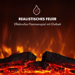 Alpbach Elektrischer Kamin 1800W 2 Heizstufen 65 Cm Stein-Optik -Haushaltsgeräte 10035314 de 0007 logo