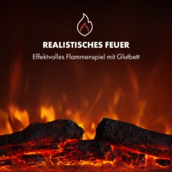 Alpbach Snow Elektrischer Kamin 1800W 2 Heizstufen 65 Cm Weißer Rahmen -Haushaltsgeräte 10035315 de 0007 logo