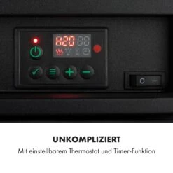 Carinthia Elektrokamin 1800W LED Wochentimer Fernbedienung Heizer -Haushaltsgeräte 10035316 de 0004 logo