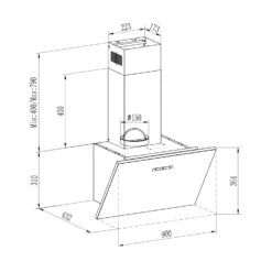Silver Lining 90 Dunstabzugshaube 90cm 568m³/h EEK A Edelstahl -Haushaltsgeräte 10035318 yy 0011 logo Klarstein Silver Lining 90 Dunstabzugshaube