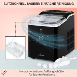 Chillout Eiswürfelmaschine Bulleteis 12kg/24h Wassertank: 1,5 L -Haushaltsgeräte 10035320 de 0005 usp