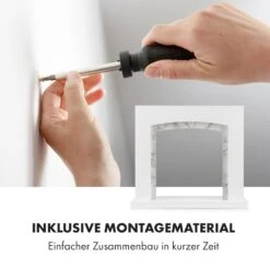 Studio Frame II Kamingehäuse MDF Marmordekoration -Haushaltsgeräte 10035404 de 0004 logo