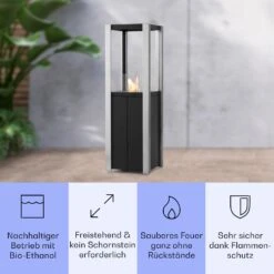 Phantasma Pinar Ethanol-Kamin Rauch- & Geruchlos Bio-Ethanol -Haushaltsgeräte 10035459 de 0003 usp