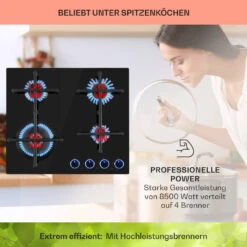 Illuminosa 4 Gaskochfeld 4-flammig Sabaf-Brenner Glaskeramik 11 Illuminosa 4 Gaskochfeld 4-flammig Sabaf-Brenner Glaskeramik -Haushaltsgeräte 10035464 de 0003 usp