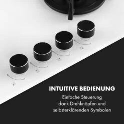 Goldflame 4 Gaskochfeld 4-flammig Messing-Brenner Glaskeramik -Haushaltsgeräte 10035499 de 0004 logo