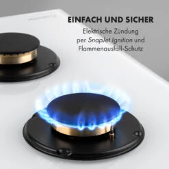 Goldflame 4 Gaskochfeld 4-flammig Messing-Brenner Glaskeramik -Haushaltsgeräte 10035499 de 0005 logo