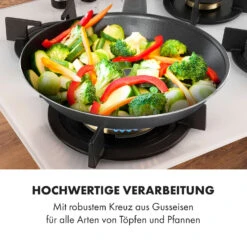 Goldflame 4 Gaskochfeld 4-flammig Messing-Brenner Glaskeramik -Haushaltsgeräte 10035499 de 0007 logo