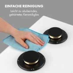 Goldflame 4 Gaskochfeld 4-flammig Messing-Brenner Glaskeramik -Haushaltsgeräte 10035499 de 0008 logo