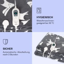 Dr. Watson XXL Heizdecke 3 Stufen Waschbar 200x180cm Coral Fleece -Haushaltsgeräte 10035503 de 0004 logo