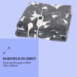 Dr. Watson XXL Heizdecke 3 Stufen Waschbar 200x180cm Coral Fleece -Haushaltsgeräte 10035503 de 0005 logo