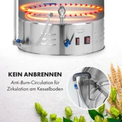 Brauheld Pro Maischekessel 3300W 70L 30-100°C Umwälzpumpe Edelstahl -Haushaltsgeräte 10035516 de 0006 logo