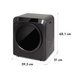 EZ Dry Wäschetrockner Ablufttrockner 1500W 6kg 60cm -Haushaltsgeräte 10035544 yy 0008 logo Klarstein Waeschetrockner EZ Dry grau