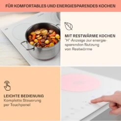 Virtuosa 4 Einbaukochfeld 4 Zonen 6500W Glaskeramik -Haushaltsgeräte 10035552 de 0004 usp