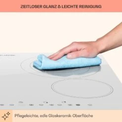 Virtuosa 4 Einbaukochfeld 4 Zonen 6500W Glaskeramik -Haushaltsgeräte 10035552 de 0008 usp