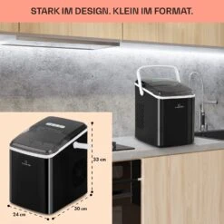 Arctic Porter Eiswürfelmaschine Bullet-Eis 12kg/24h Edelstahl -Haushaltsgeräte 10035553 de 0006 usp