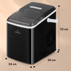 Arctic Porter Eiswürfelmaschine Bullet-Eis 12kg/24h Edelstahl -Haushaltsgeräte 10035553 yy 0011 dimensions