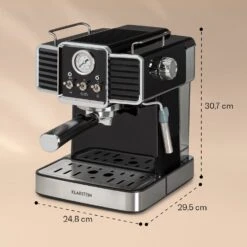Gusto Classico Espressomaker 1350 Watt 20 Bar Druck 1,5 Liter -Haushaltsgeräte 10035564 yy 0008 logo