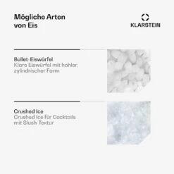 Icefestival Bullet Eiswürfelbereiter 400W 1,9l 20kg/24h -Haushaltsgeräte 10035578 de 0005 usp