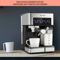 Arabica Comfort Espressomaschine 1350W 20 Bar 1,8l Touch-Bedienfeld -Haushaltsgeräte 10035655 de 0004 usp