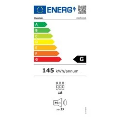 Bovella 18 Duo+ Zweizonen-Weinkühlschrank 50l 18 Fl. Glastür -Haushaltsgeräte 10035696 energy label