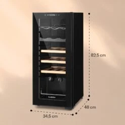 Bovella 18 Duo+ Zweizonen-Weinkühlschrank 50l 18 Fl. Glastür -Haushaltsgeräte 10035696 yy 0007 logo