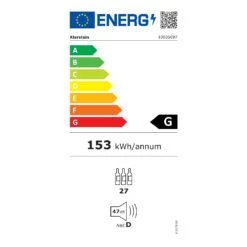 Bovella 27 Duo+ Zweizonen-Weinkühlschrank 74l 27 Fl. Glastür -Haushaltsgeräte 10035697 energy label