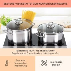 Cookbuddy Doppel-Kochfeld 2400W 5 Leistungsstufen Glaskeramik 13 Cookbuddy Doppel-Kochfeld 2400W 5 Leistungsstufen Glaskeramik -Haushaltsgeräte 10035704 de 0005 usp