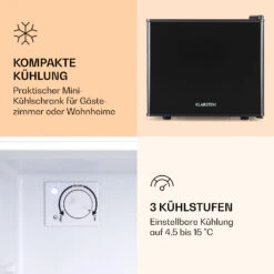 Geheimversteck Mini-Kühlschrank 2 Ebenen 17Ltr. 26dB Thermoelektrisch -Haushaltsgeräte 10035730 de 0005 logo